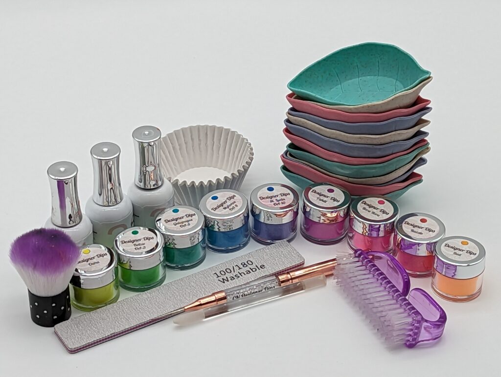 Dip powder supplies